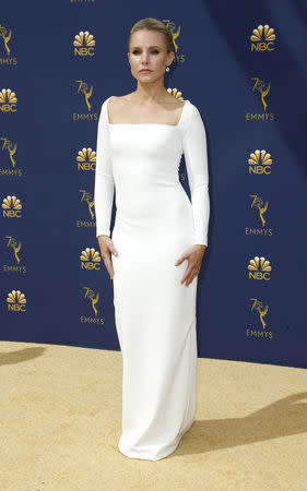 70th Primetime Emmy Awards - Arrivals - Los Angeles, California, U.S., 17/09/2018 - Kristen Bell. REUTERS/Kyle Grillot