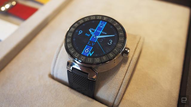 Louis Vuitton's smartwatch is an extravagant take on Android Wear