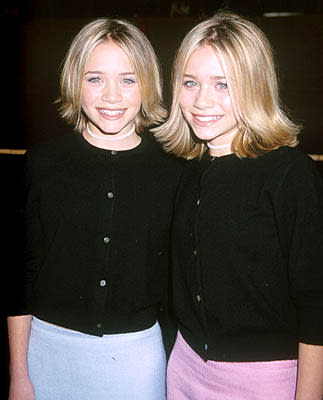 Mary-Kate Olsen and Ashley Olsen at the Hollywood premiere of 20th Century Fox's Anna And The King