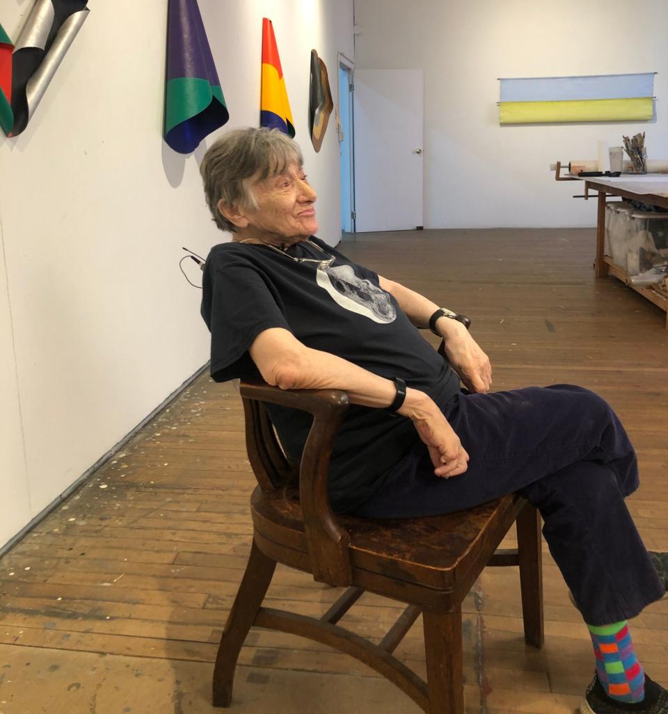 Susan Weil today in her studio