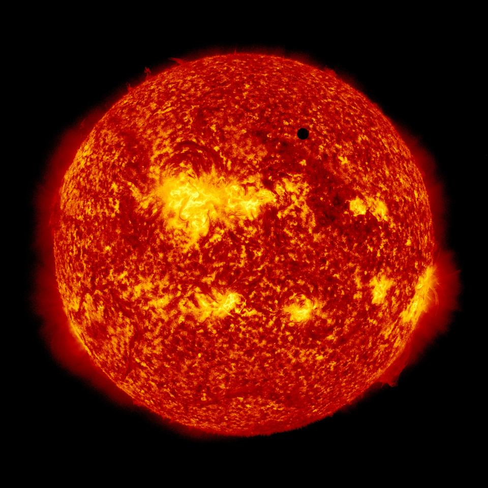 Venus Transit Across The Sun