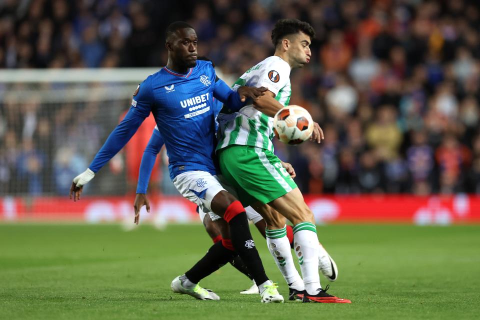 Abdallah Sima had a half-chance in the 40th minute, but couldn’t put his side ahead (Getty Images)