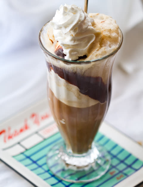 Mocha Twist Root Beer Float