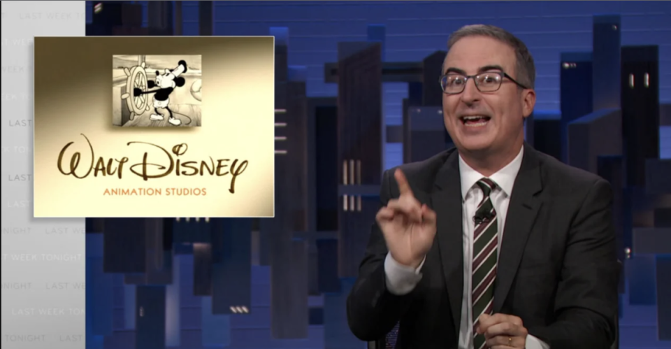 John Oliver se burla arriesgadamente de Disney en 'Last Week Tonight' (HBO)