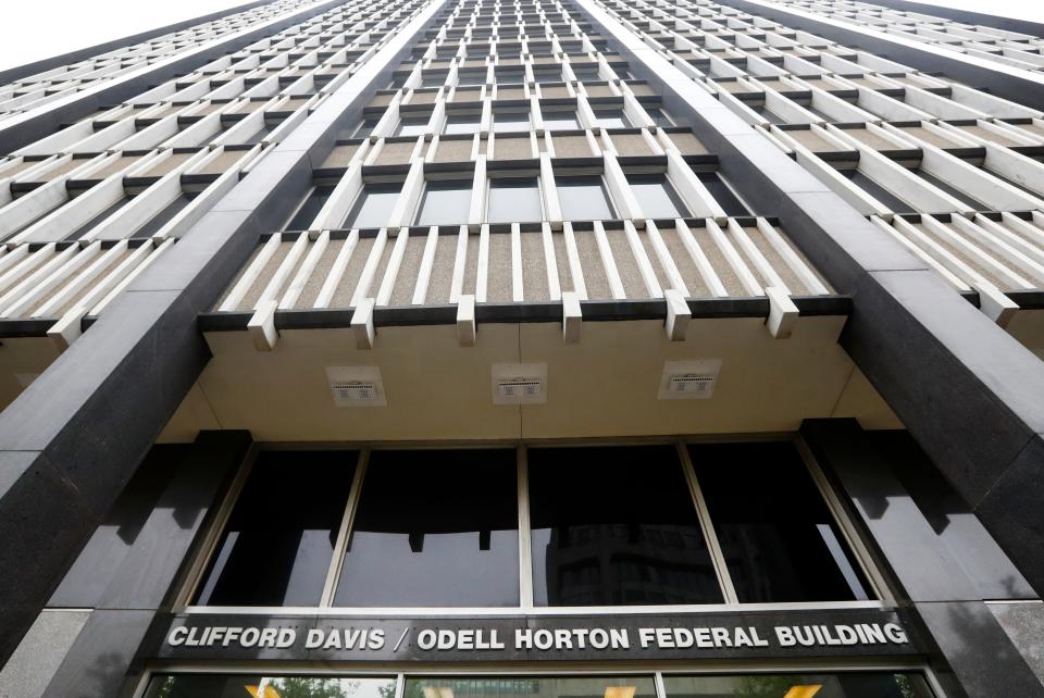 Clifford Davis-Odell Horton Federal Building in Memphis Wednesday, March 25, 2020. 