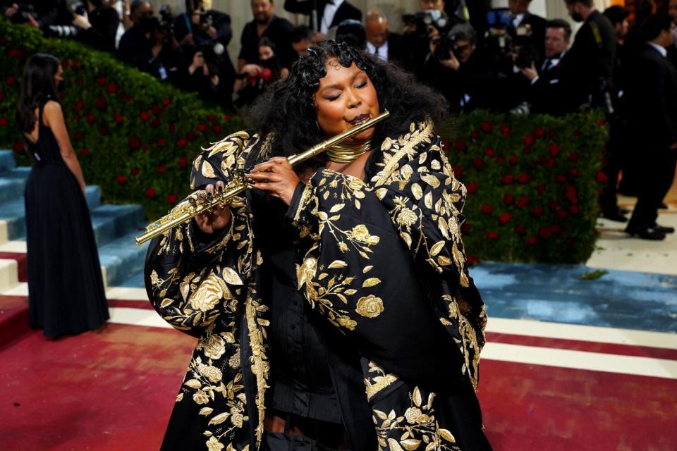 Lizzo at the Met Gala.