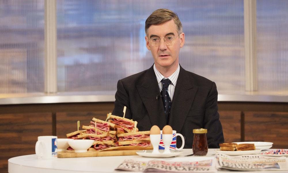 Jacob Rees-Mogg on ITV’s Peston on Sunday last month.