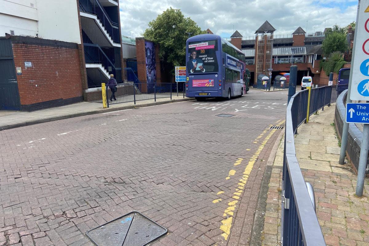 SHELVED: Plans to close Crowngate  bus station's public toilets have been suspended. <i>(Image: Newsquest)</i>