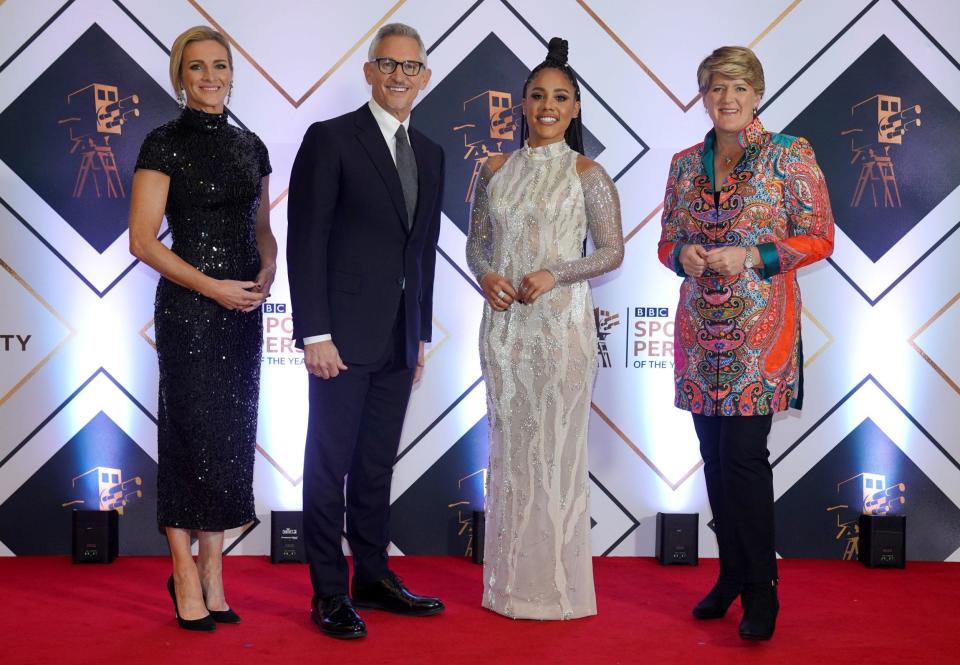 Gabby Logan, Gary Lineker, Alex Scott and Clare Balding