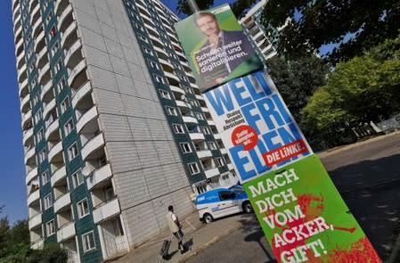 FILE PHOTO: Election campaign in Dresden