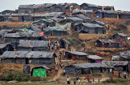 Rohingya refugees pictured in a camp in Cox's Bazar, Bangladesh, September 20, 2017. REUTERS/Cathal McNaughton