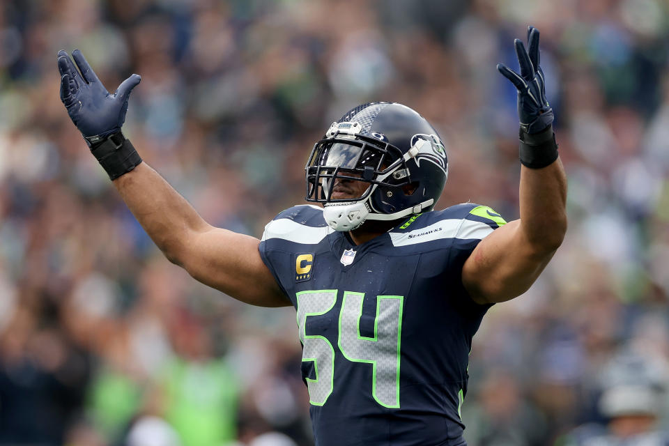 Bobby Wagner #54 of the Seattle Seahawks. (Photo by Steph Chambers/Getty Images)