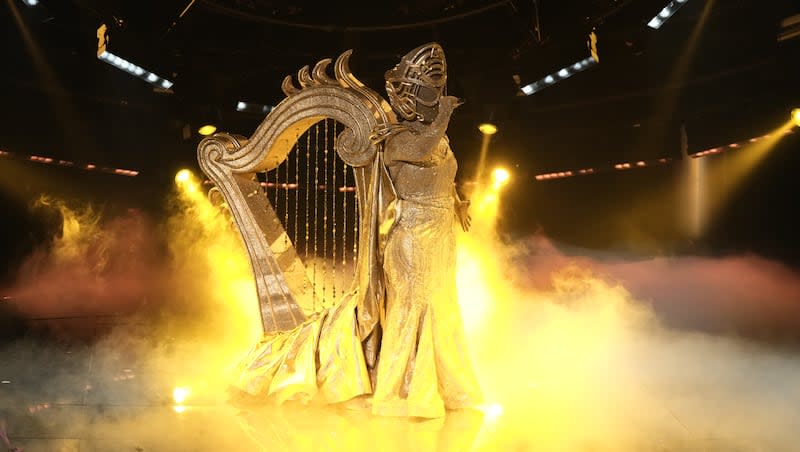 The Harp on “The Masked Singer.” Amber Riley, aka the Harp, was the Season 8 winner of “The Masked Singer.” The Season 10 finale of “The Masked Singer” airs Dec. 20. 