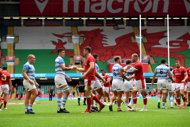 Wales and Argentina meet again after a 20-20 draw last weekend