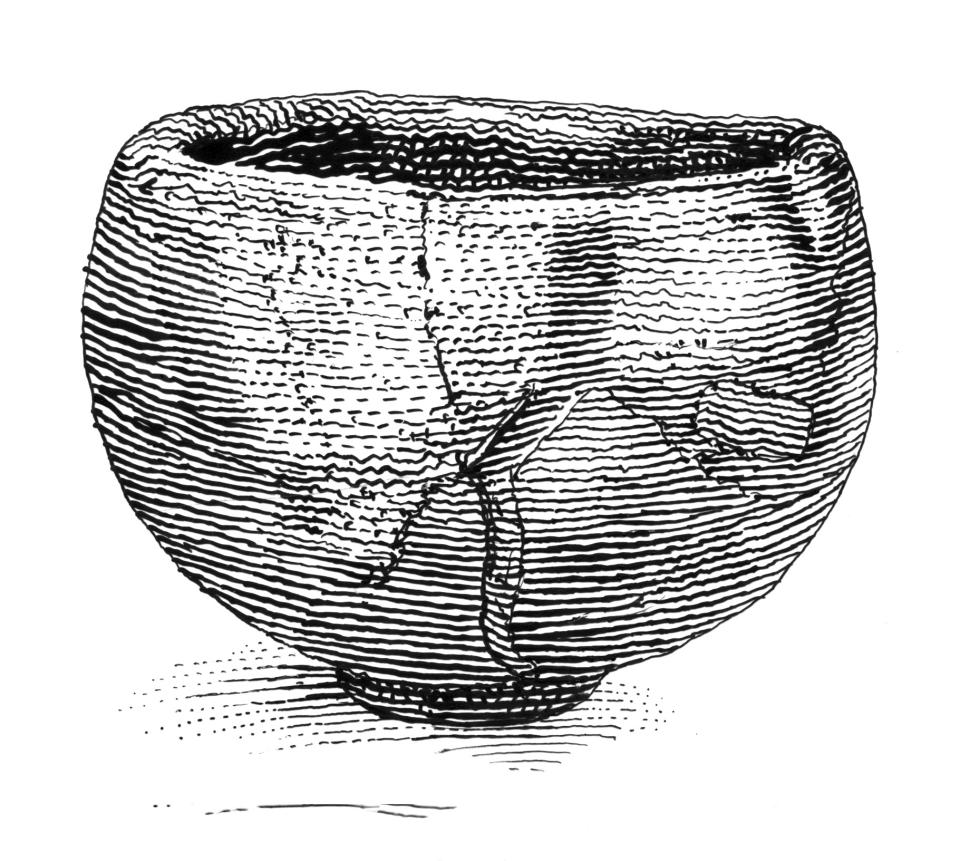 Seppo ("Snow Peaks"), a legendary 17th-century Japanese tea bowl poetically named for the evocative shape of the highlighted cracks in its artful repair. Adamson writes of the Japanese art of kintsugi, which uses gold in such repairs to symbolize the inherent value in beloved, well-used objects.