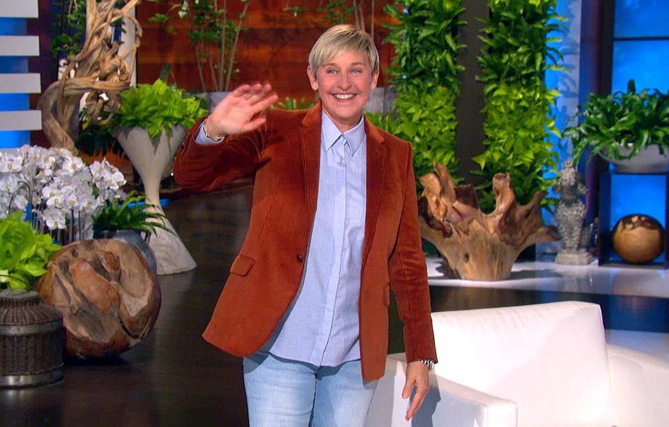 "The Ellen DeGeneres Show" returned Wednesday after production was forced to shut down in December when DeGeneres tested positive for COVID-19.