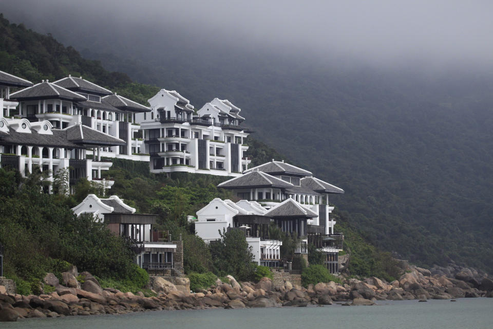 FILE - This March 18, 2017, photo shows the Intercontinental beach resort where the APEC summit was held in 2017 in Danang, Vietnam. U.S. President Donald Trump said Tuesday, Feb. 5, 2019 that he will hold a two-day summit with North Korea leader Kim Jong Un Feb. 27-28 in Vietnam to continue his efforts to persuade Kim to give up his nuclear weapons. As a single-party communist state, Vietnam boasts tight political control and an efficient security apparatus, and successfully hosted the APEC meetings in 2017, and the regional edition of the high-powered World Economic Forum in 2018, both in the central coastal city of Danang. (AP Photo/Hau Dinh)