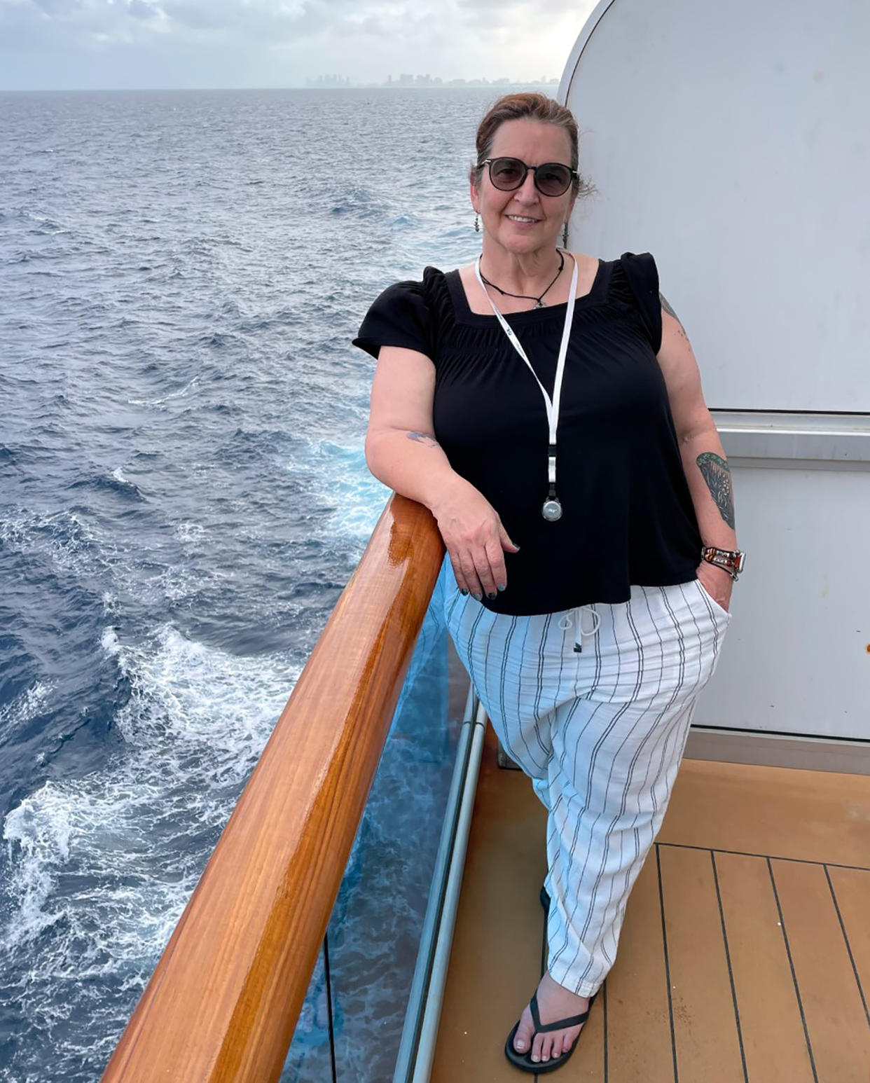 The main goal of the pilot study was self-control around food, researchers say, which can lead to weight loss. Baldwin has lost 35 pounds so far. (Courtesy Robyn Baldwin)