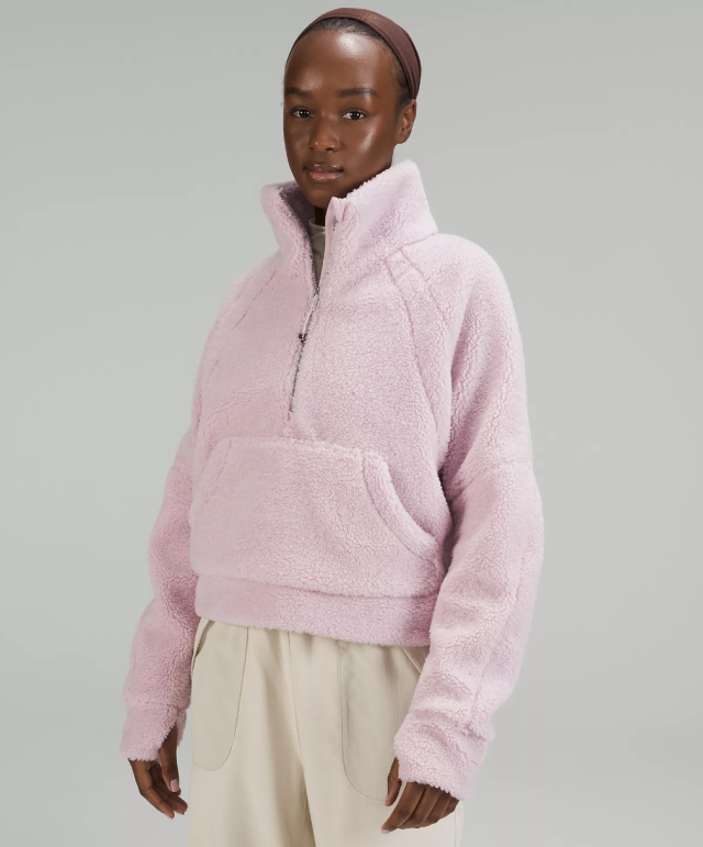 Scuba Oversized Funnel-Neck Half Zip