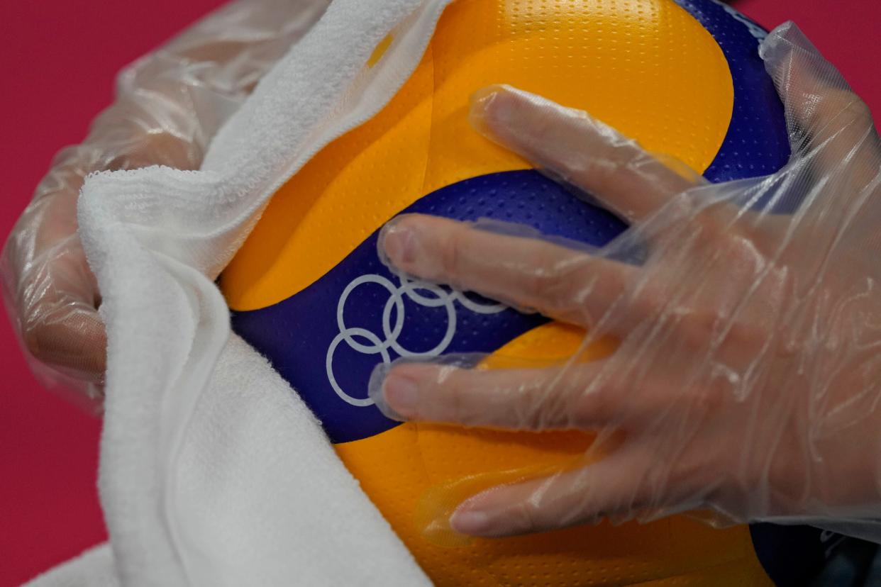 APTOPIX Tokyo Olympics Volleyball (Copyright 2021 The Associated Press. All rights reserved)