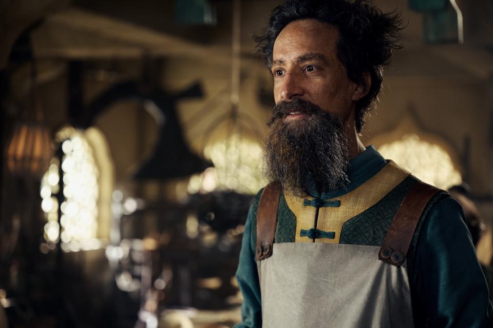 Avatar: The Last Airbender. Danny Pudi as The Mechanist in season 1 of Avatar: The Last Airbender. Cr. Robert Falconer/Netflix © 2023