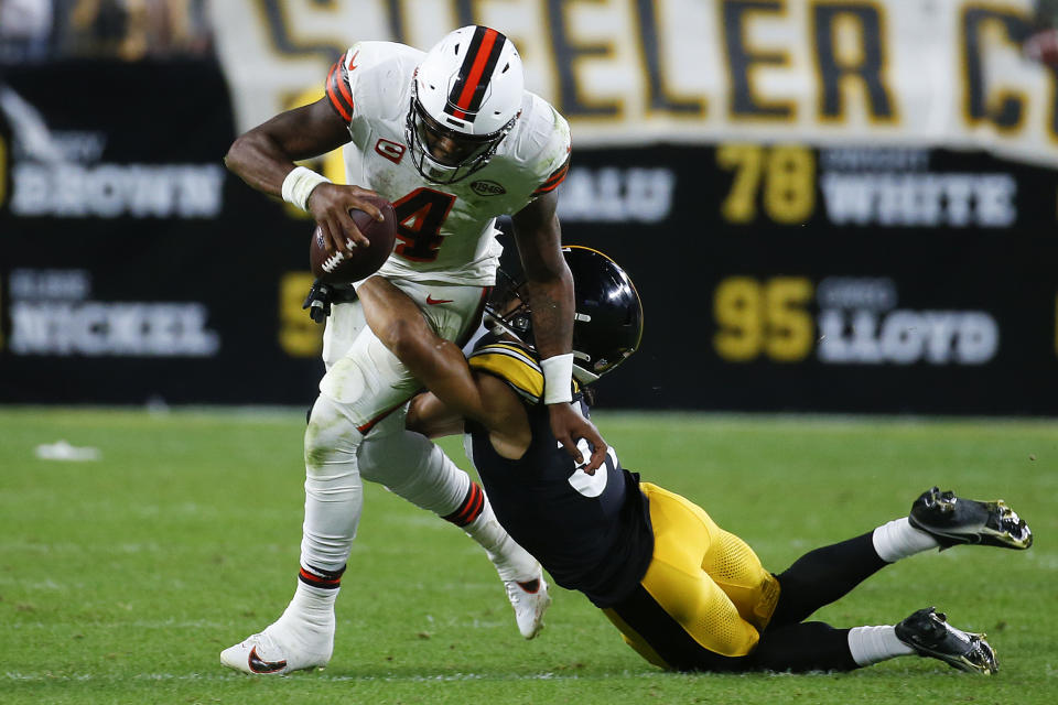 The Steelers defense played a part in multiple fantasy bad beats in Week 2. (Photo by Justin K. Aller/Getty Images)