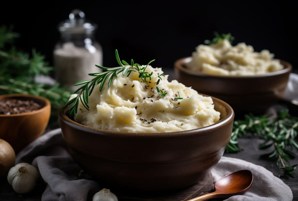 Rosemary makes a great addition to mashed potatoes. Alcohol isn’t as good as a loving agent. (Photo: Adobe Stock)