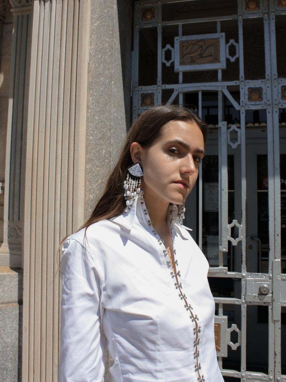 Beaded Costume Earrings