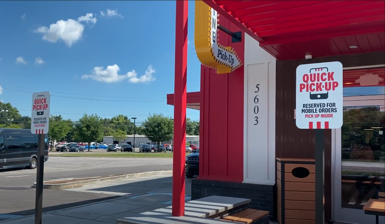 KFC's Next Gen Restaurant Design in Louisville, Kentucky. Photo taken by Yahoo Finance's Brooke DiPalma.