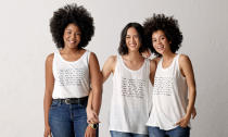 <p>Eileen Fisher has been leading her namesake womenswear brand for over 20 years, with female employees making up 70% of its staff. In honor of IWD, Fisher has designed a special tank that spells “The future is female” in Morse code. Fisher has been a champion of female causes since 2007, contributing $8 million and supporting 71 different organizations, and 100% of the proceeds from this tank will benefit <a rel="nofollow noopener" href="http://www.ignitenational.org/" target="_blank" data-ylk="slk:Ignite;elm:context_link;itc:0;sec:content-canvas" class="link ">Ignite</a>, an organization that empowers young women to become tomorrow’s leaders.<br><br>“The future is female” Tank, $98, <a rel="nofollow noopener" href="https://www.eileenfisher.com/women/collections/the-future-is-female/" target="_blank" data-ylk="slk:eileenfisher.com;elm:context_link;itc:0;sec:content-canvas" class="link ">eileenfisher.com</a> </p>