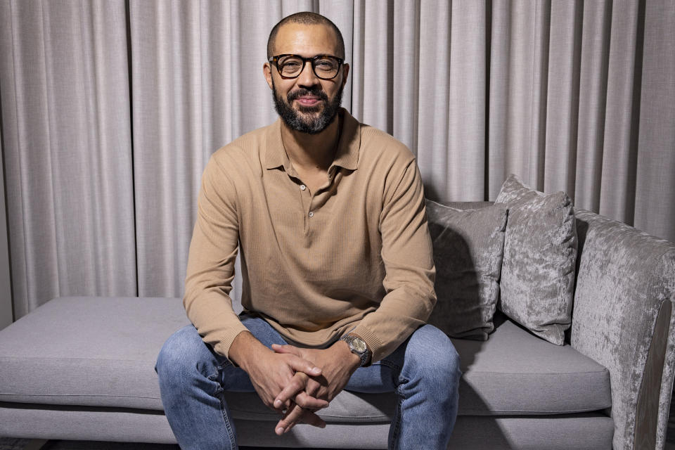 Cord Jefferson poses for a portrait to promote the film "American Fiction" during the Toronto International Film Festival, Sunday, Sept. 10, 2023, in Toronto. (Photo by Joel C Ryan/Invision/AP)