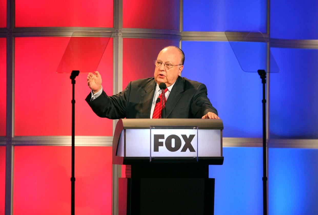 Donald Trump lauded alleged Fox News sexual harasser Roger Ailes he has lashed out at the network in an angry rant. (Photo by Frederick M. Brown/Getty Images)