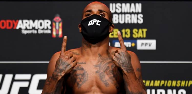 Bobby Green at UFC 258 weigh-in