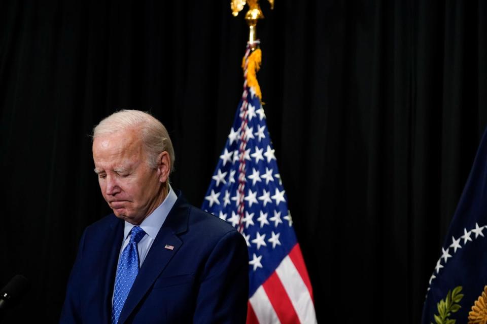 President Joe Biden welcomed the release of the hostages (AP)