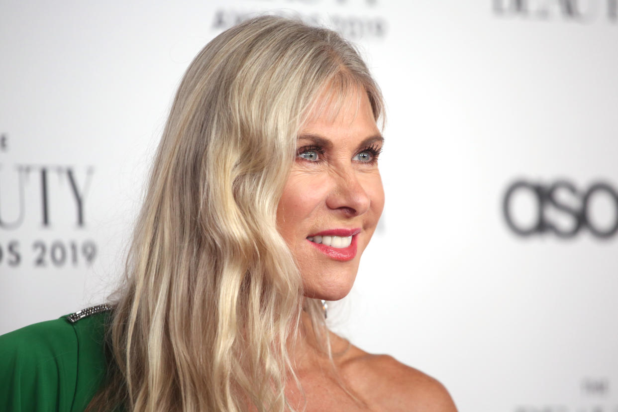 LONDON, ENGLAND - NOVEMBER 25: Sharron Davies attends The Beauty Awards 2019 on November 25, 2019 in London, England. (Photo by Lia Toby/Getty Images)