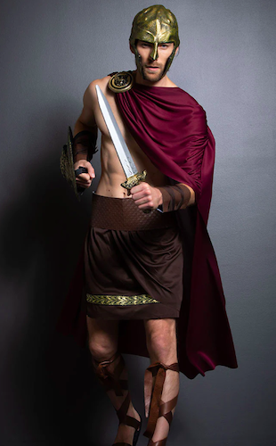 Mens Spartan Warrior Costume