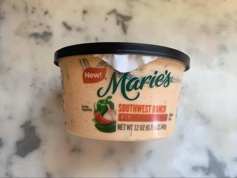 Marie’s Southwest Ranch Dip on marble counter