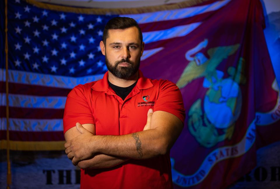 Iraq War veteran and Marine Jason White works as director of the Florida chapter of the Birdwell Foundation for PTSD, Warrior Wheels and other veteran-related outreaches.