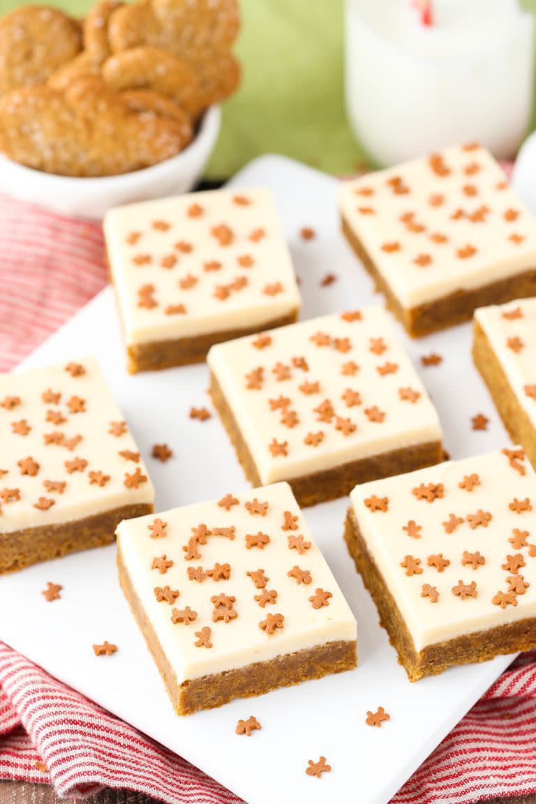 Caramel-Gingerbread Cookies Bars