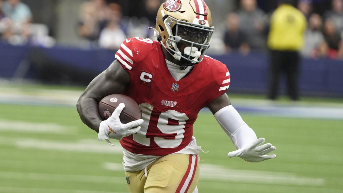 Fantasy Football Week 4 Wide Receiver rankings: Sunday morning updates on  Deebo Samuel, more 