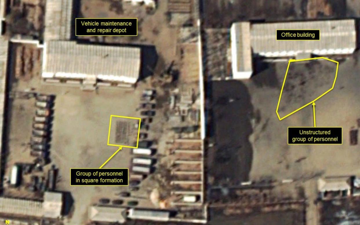 Recent satellite images of the Yongbyon plant