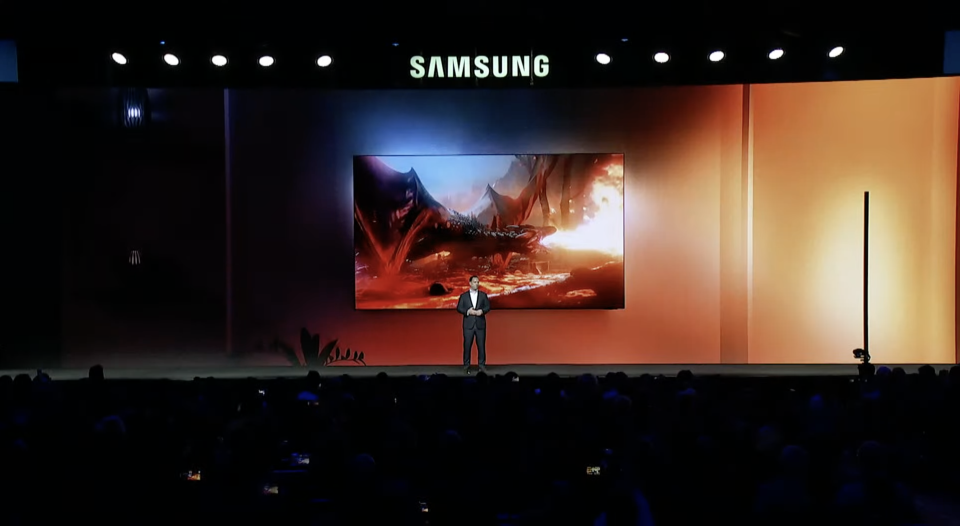 An image from Samsung's CES 2023 keynote