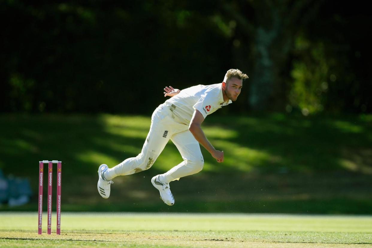 New ball blow: Stuart Broad has been relegated to first change for the First Test: Getty Images