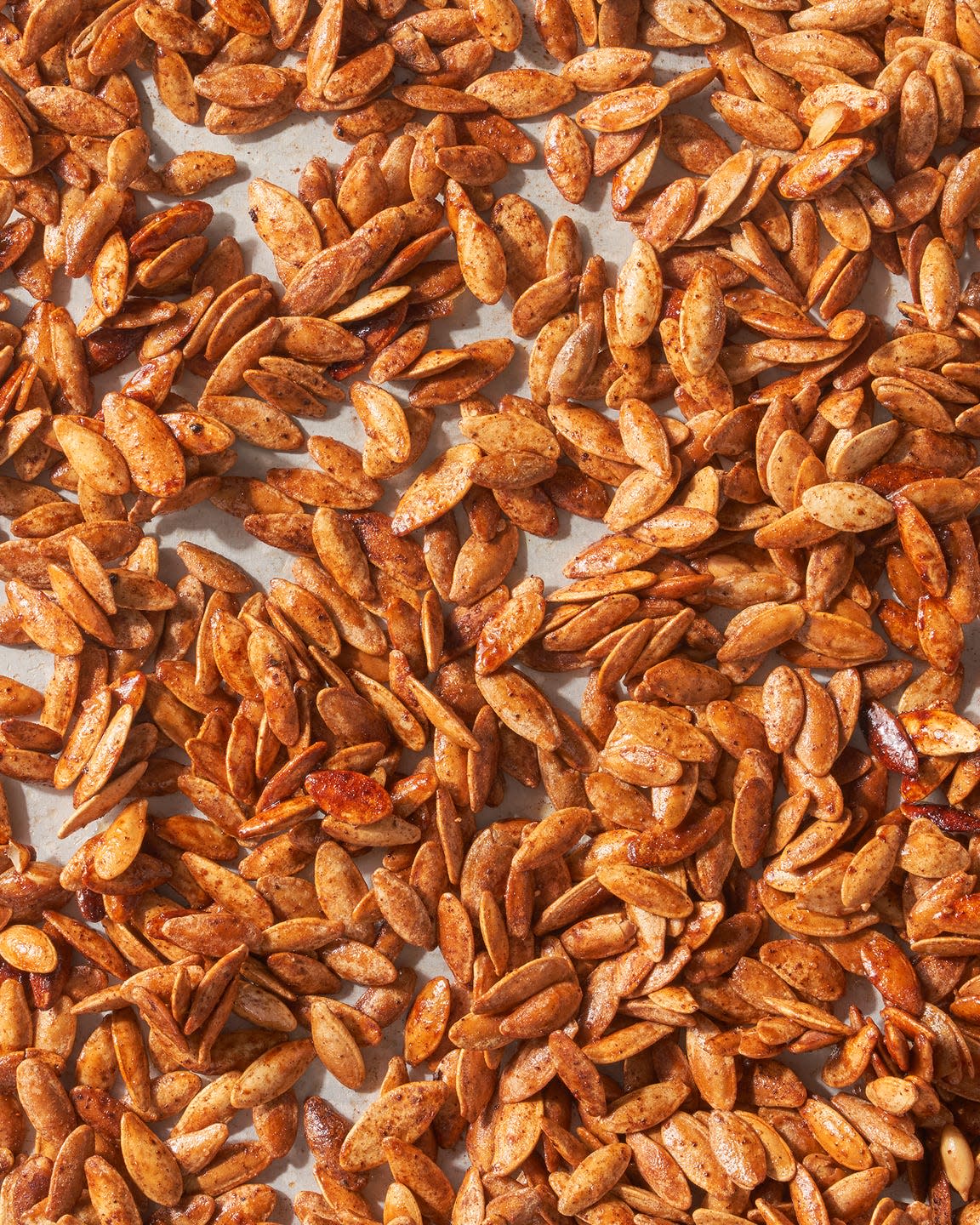 seasoned roasted pumpkin seeds with flaky sea salt