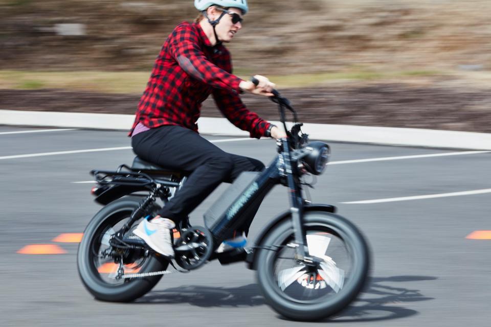 cornering on an ebike