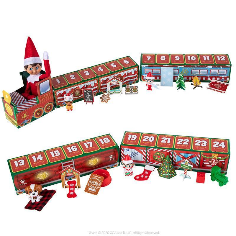 Elf on the Shelf Advent Train