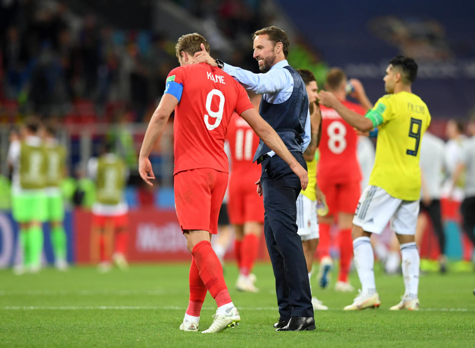 Der Meister und sein Adjutant: Gareth Southgate (r.) mit Kapitän Harry Kane