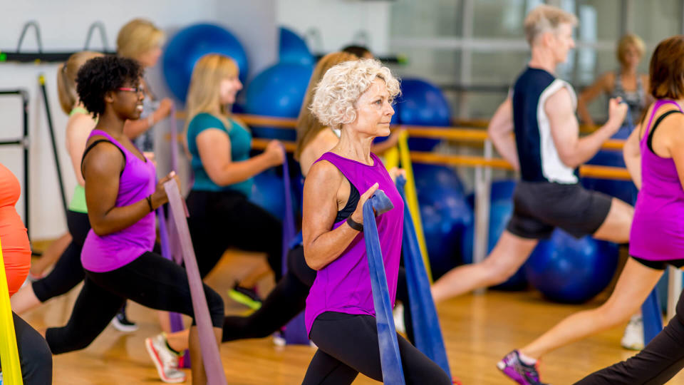 <p>In addition to discounts, some gyms and fitness centers offer classes that are specific to senior citizens, which you can take advantage of is you’re enrolled in Medicare’s SilverSneakers program. One gym, 24 Hour Fitness, offers Active Aging Classes, a program designed to help seniors maintain cardiovascular health.</p>