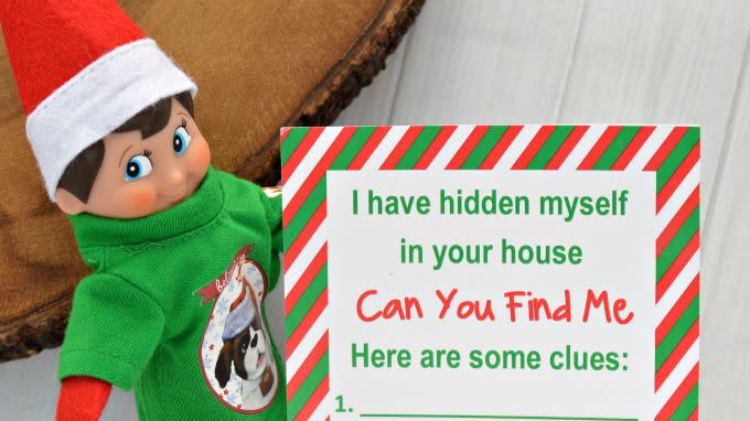 elf on the shelf hide and seek christmas games