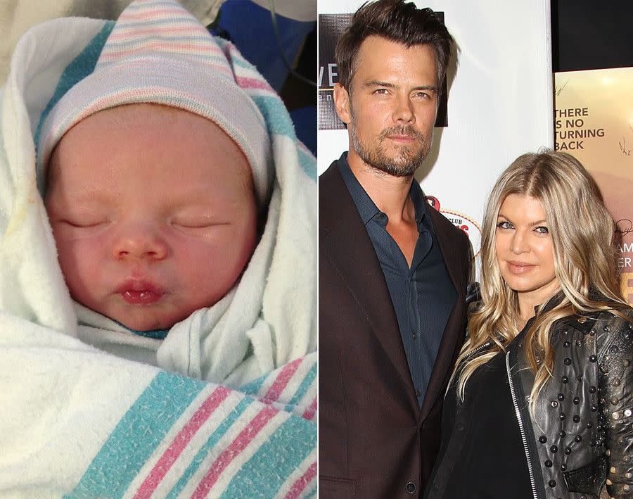 Boy, is he a cutie! Nearly three weeks after celebrating the birth of baby Axl, Fergie and husband Josh Duhamel shared their little bundle of joy with the world. The new mom and dad posted a picture of their baby boy on Facebook and we can already tell he's going to be a heartbreaker!